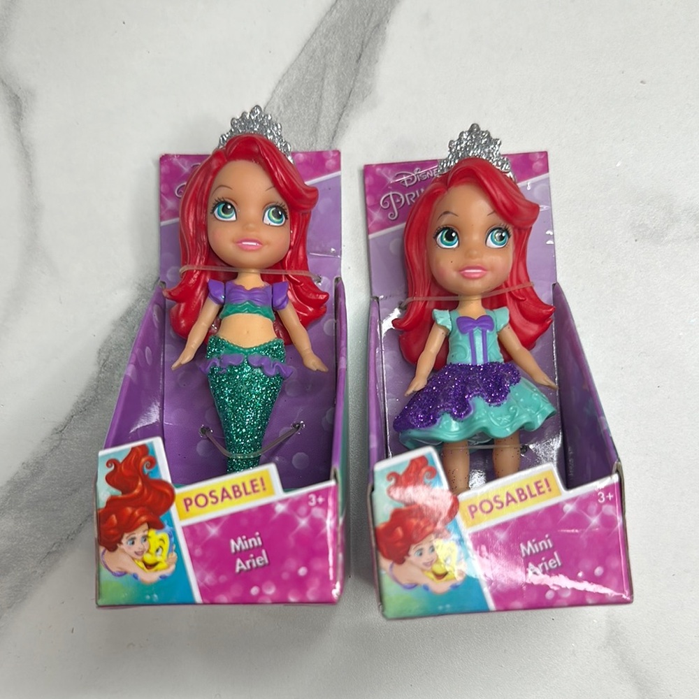 Disney Princess 2 Mini Ariel Posable